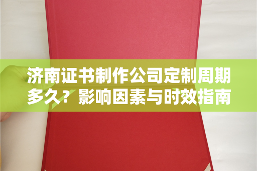 济南证书制作公司定制周期多久？影响因素与时效指南